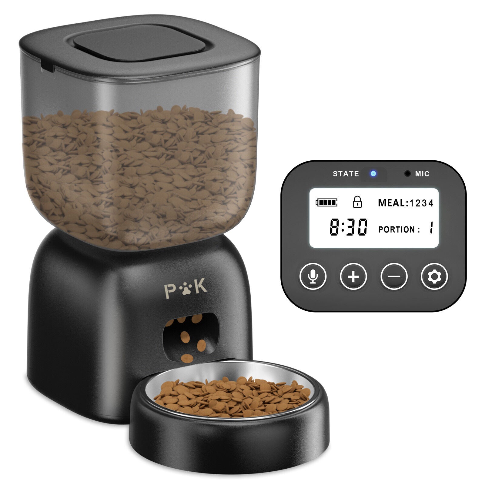 HydroPaw™ 2-in-1 Smart Care Station: Automatischer Futter- & Wasserspender