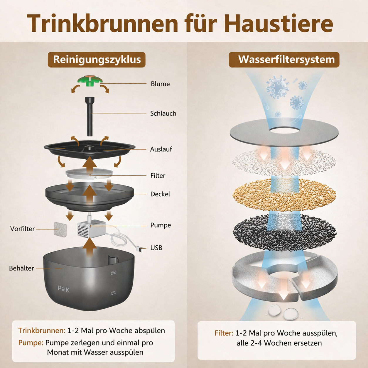 HydroPaw™ 2-in-1 Futter- & Wasserspender